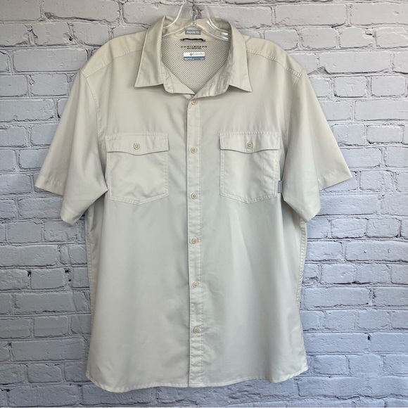 Columbia Other - Columbia Omni-Shade Short Sleeve Button Up Shirt Sz L